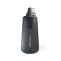 Peak squeeze filter bottle 1l-dark grey LIFESTRAW