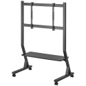 Mobile TV stand 45-90" up to 60kg adjustable AV shelf