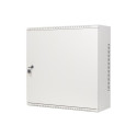 WALL-MOUNTED RACK CABINET 19" 6U+3U 540X200 LOW-PROFILE GRAY LANBERG (FOLDED)
