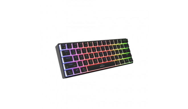 GAMING KEYBOARD GENESIS THOR 660 G2 US BLACK WIRELESS RGB MECHANICAL GATERON RED