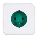 Allocacoc PowerCube Original (E) power extension 5 AC outlet(s) Green,White