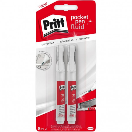 Korrektuurpliiats PRITT Pocket Pen 8ml 2tk pakis