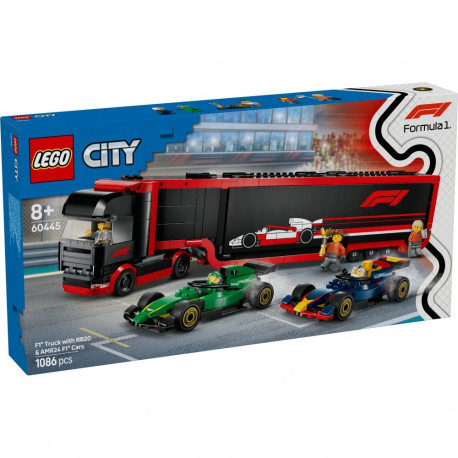 LEGO City F1 veok RB20 ja AMR24 F1 autodega