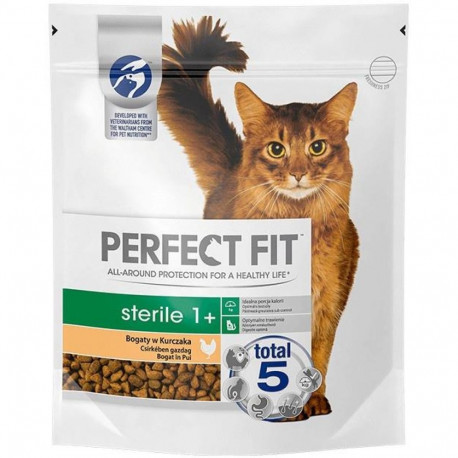 CAT FOOD WITH STERILE PERFECT FIT 750 G