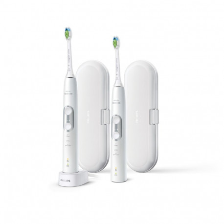 Philips Sonicare ProtectiveClean 6100 HX6877/34 toothbrush 2 pcs. White