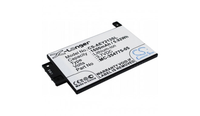 Cameron Sino Rechargeable Battery Type Mc-354775-05 For Amazon Kindle Paperwhite 6 Kindle Touch 6"" 