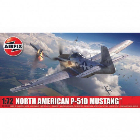 Plastic model North American P-51D Mustang 1/72