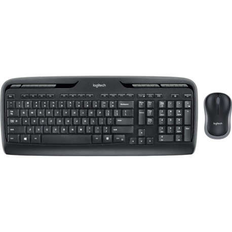 Logitech keyboard MK330 Wireless PAN/NORDIC, black + mouse