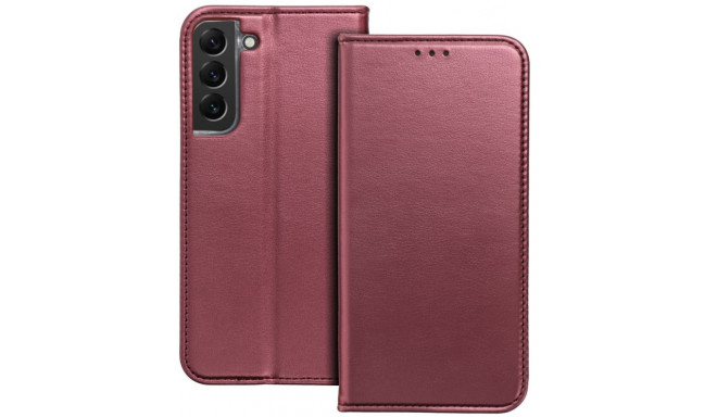 Защитный чехол Smart Magneto Book Samsung Galaxy A15, burgundy