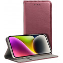 Kaitseümbris Smart Magneto Book Samsung Galaxy A15, burgundy