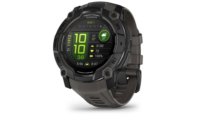 Garmin Instinct 3 AMOLED 50 мм, черный