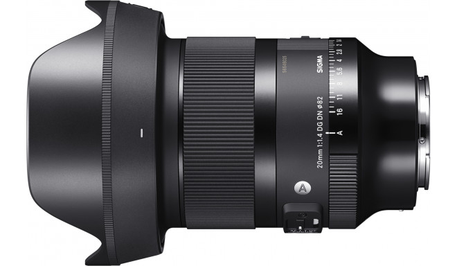 Sigma AF 20mm f/1.4 DG DN Art lens for Sony E