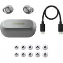 Technics wireless earbuds EAH-AZ100E-S, silver