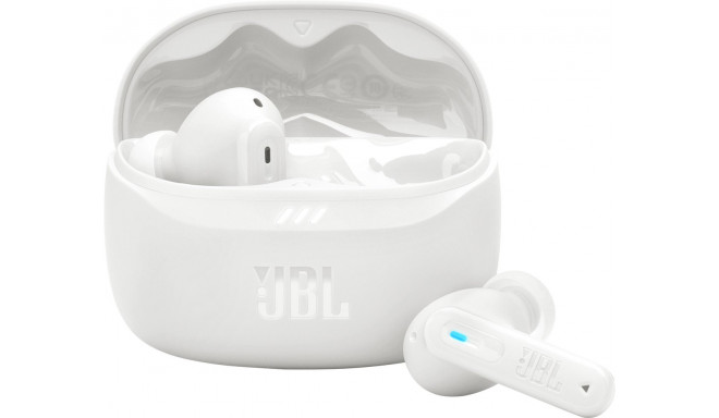 JBL wireless earbuds Tune Beam 2, white