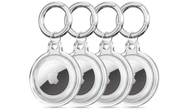Tech-Protect kaitseümbris Icon Apple AirTag 4tk, läbipaistev