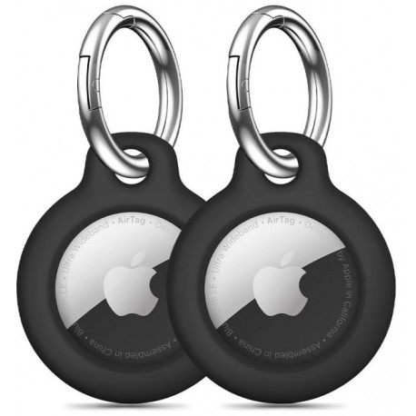 Tech-Protect kaitseümbris Rough Apple AirTag 2tk, must