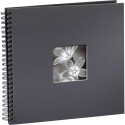 Hama  Fine Art  Spiral grey 36x32 50 black pages     94874