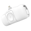 Wozinsky WF16-YLS 5000mAh 15W Lightning Mini Power Bank with Built-in USB-C Cable and Apple Watch Ch