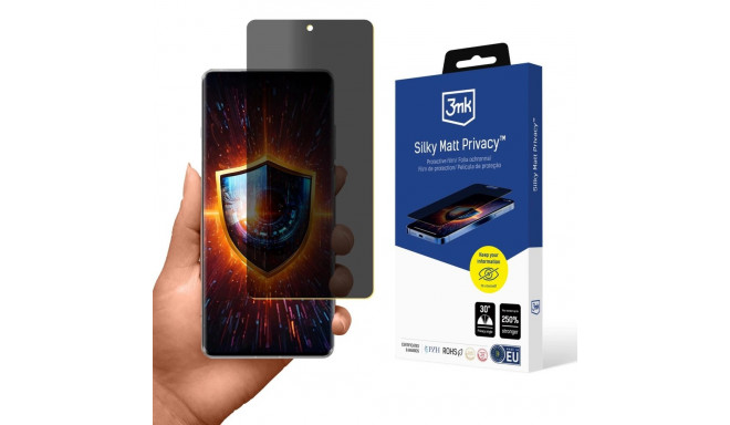 3mk Silky Matt Privacy Privacy Screen Protector for Oppo Find X7 Ultra