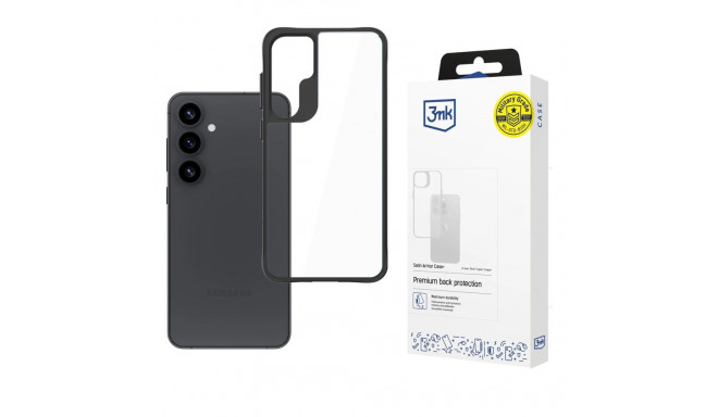 3mk Satin Armor Case+ for Samsung Galaxy S25 - transparent