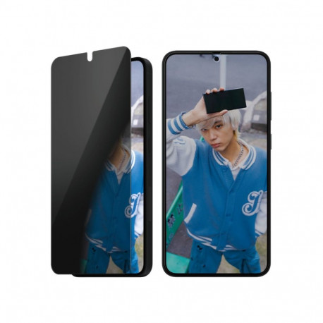 Kaitseklaas privaatsusfiltriga Samsung Galaxy S25+, EasyAligner paigaldusraamiga, PanzerGlass