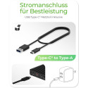 "ICY BOX IB-2817MCL-C31 Externes USB-C 3.2 Gehäuse für 2x M.2 NVMe SSD mit Klonfunktion"