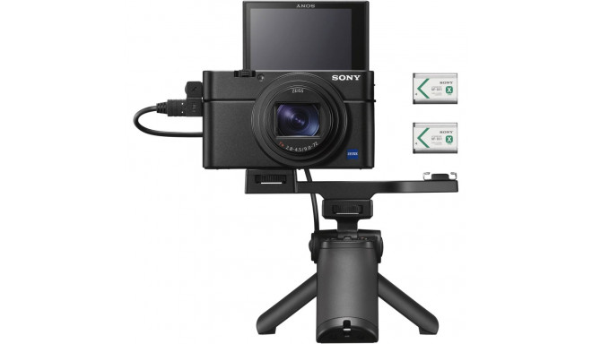 Sony Cyber-shot DSC-RX100 VII + Sony VCT-SGR1 Shooting Grip  (DSC-RX100M7G)