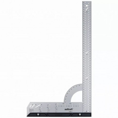 Tools & DIY - Wolfcraft 5206000 Universal Angle & Try Square 280x500mm Steel