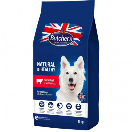 Dry Dog Food - BUTCHER'S Natural & Healthy Beef 15kg