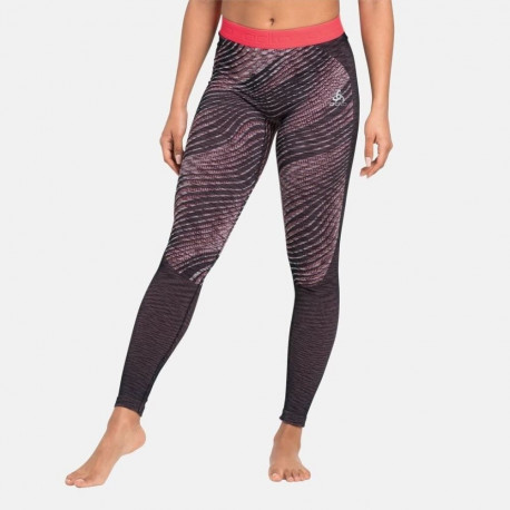 Soe pesu püksid Odlo The Blackcomb Base Layer Bottoms roosa/must - L