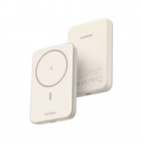 UGREEN 5000mAh Magnetic Wireless Power Bank Beige