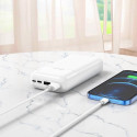 Borofone BJ16A Cube akupank 20000 mAh | 2 x USB valge