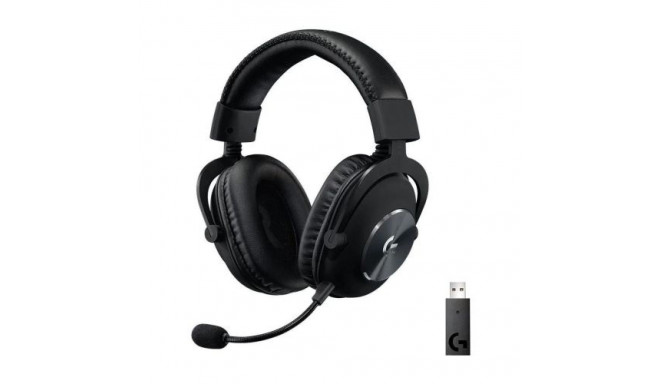 Logitech Headphones Wireless PRO X Lightspeed for Gaming, Black EU (981-000907)