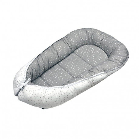 Ankras baby nest cocoon double sided constellation grey white