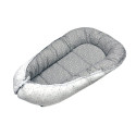 Ankras  baby nest cocoon double sided constellation grey white