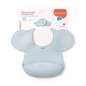 Babyono silicone bib with adjustable lock blue 1639/01