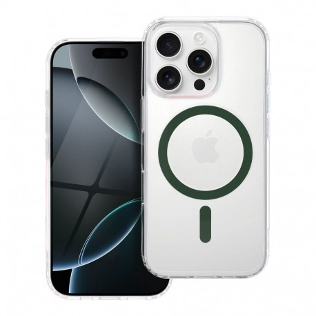 Case for Samsung S25 Drop Glue Colorful Ring Mag Cover compatible with MagSafe dark green