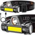 Head flashlight LED 4in1 with magnet and batter RC-K-1228 black