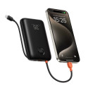 VEGER powerbank 20000 mAh with built-in cables Type C / Lightning PD QC3.0 35W K2 (W2068) black