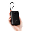VEGER powerbank 20000 mAh with built-in cables Type C / Lightning PD QC3.0 35W K2 (W2068) black