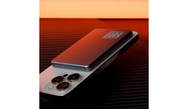 X-ONE Razor Magcharge Ultraslim (7,6mm) power bank compatible with MagSafe 5000mAh