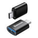 BASEUS adapter USB A (female) to Type C (male) USB 3.2 Gen 2 ZJJQ000001 black