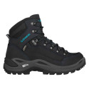 LOWA Renegade GTX Mid Ws Female Adult Black, Turquoise