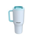 Thermal mug with telescopic straw Kambukka Rio Tumbler 950ml Frosty Coconut