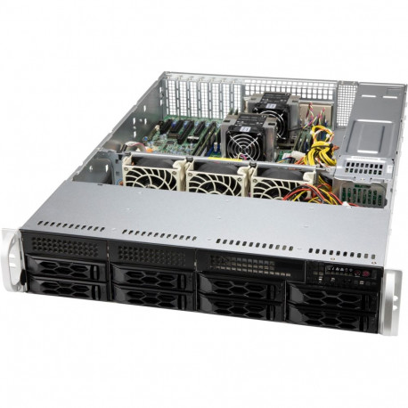 Supermicro CSE-LA25TQC-R609LP rack-arvutikorpus must 600 W