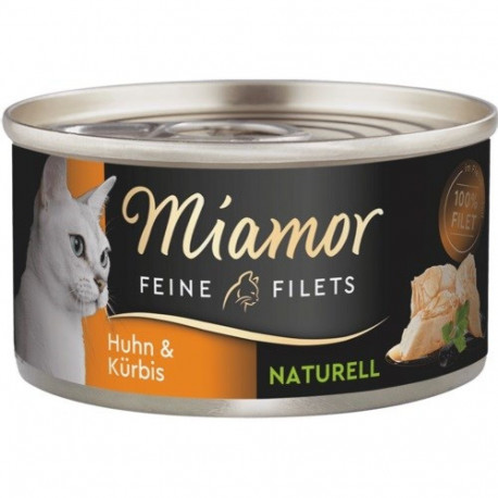 MIAMOR Feine Filets Naturell kana kõrvitsaga märg kassitoit 80g