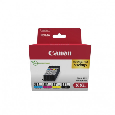 Canon 1998C007 tindikassett 4 tk originaal must, tsüaan, magenta, kollane