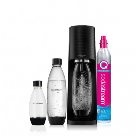 SodaStream mulliveemasin Terra Nero Value Pack metall plastik PET, must