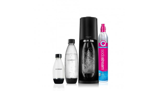 SodaStream Terra Nero Value Pack Metal, Plastic, Polyethylene terephthalate (PET) Black
