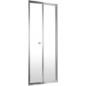 Built-in shower door 90 cm - folding